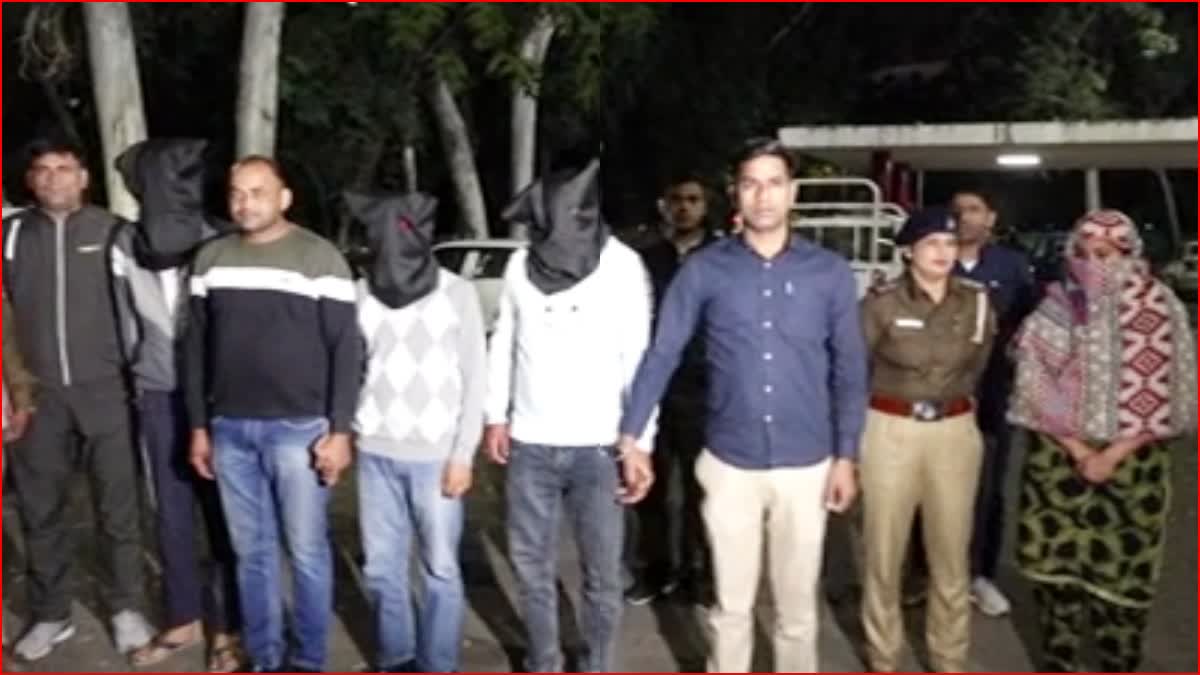 आरोपी भाई जसमीत सिंह,  जीजा बूटा सिंह,  मनदीप सिंह,  केयर टेकर जसप्रीत कौर पुलिस की गिरफ्त  में 