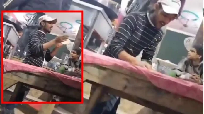 man spitting in roti goes viral