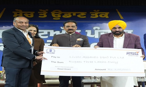 पंजाब सरकार ने राज्य में स्टार्टअप्स को प्रोत्साहित करने के लिए सीड ग्रांट्स वितरित कीं