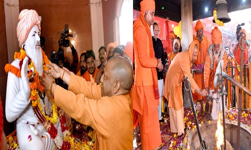 मुख्यमंत्री योगी आदित्यनाथ 22 जनवरी को सोनीपत, हरियाणा में मूर्ति प्राण-प्रतिष्ठा समारोह एवं आठ मान के भव्य भण्डारा में सम्मिलित होते हुए।