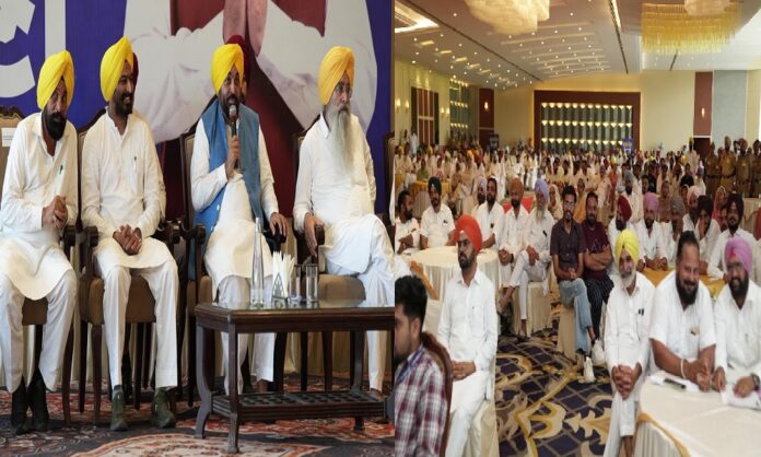 सरपंच मिलनी को संबोधित करते हुए मुख्यमंत्री भगवंत सिंह मान ने