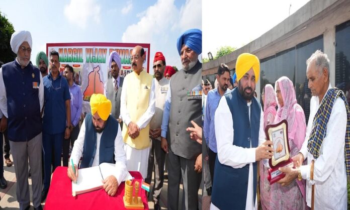 पंजाब सरकार देश की रक्षा करते हुए शहीद होने वाले जवानों के परिवारों और पूर्व सैनिकों के साथ चट्टान की तरह खड़ी है : मुख्यमंत्री भगवंत सिंह मान
