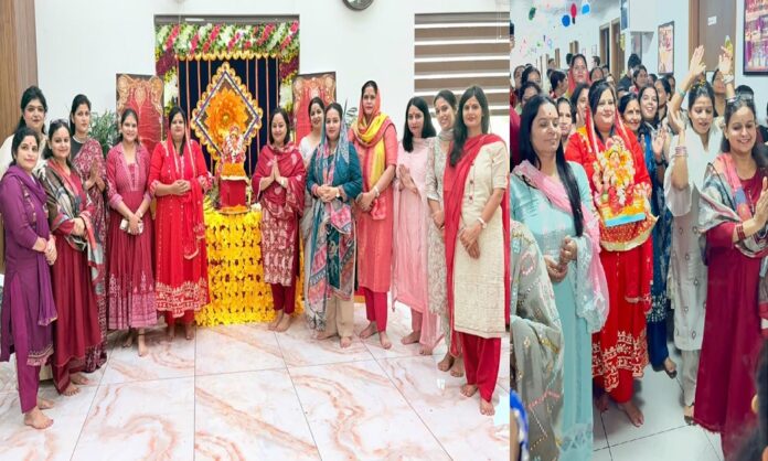 जी.डी. गोयंका इंटरनेशनल स्कूल वर्ल्ड कैंपस में श्रद्धा एवं उल्लास के साथ हुआ गणपति विसर्जन