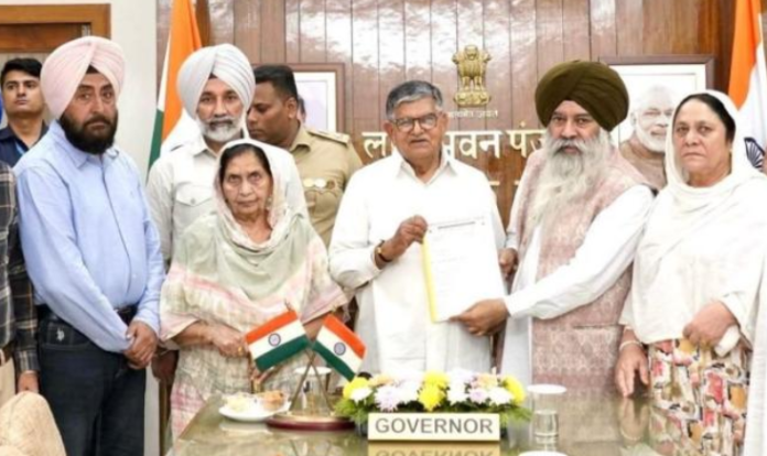 Victims of 1984 Sikh riots meet Governor led by Satnam Singh Sandhu